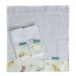 Kit Quarto completo Berço 26 Peças Percal 100% Algodão Dinossauros - Constantini Baby