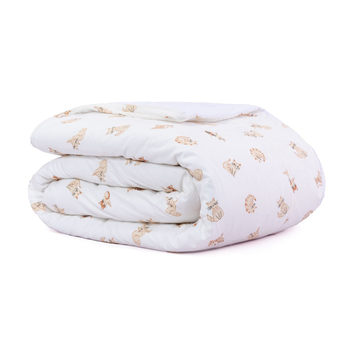 Kit Quarto completo Berço 25 Peças Percal 100% Algodão Minha Gatinha - Constantini Baby