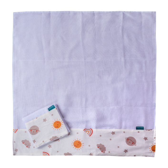 Kit Quarto completo Berço 25 Peças Percal 100% Algodão Sunshine - Constantini Baby