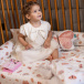 Kit Quarto completo Berço 26 Peças Percal 100% Algodão Hippie Chic - Constantini Baby