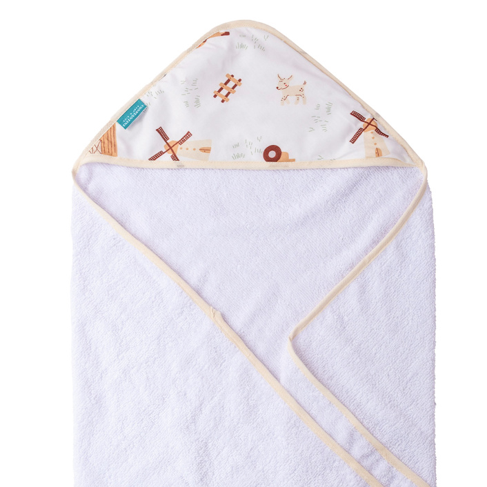 Kit Quarto completo Berço 27 Peças Percal 100% Algodão Fazendinha - Constantini Baby