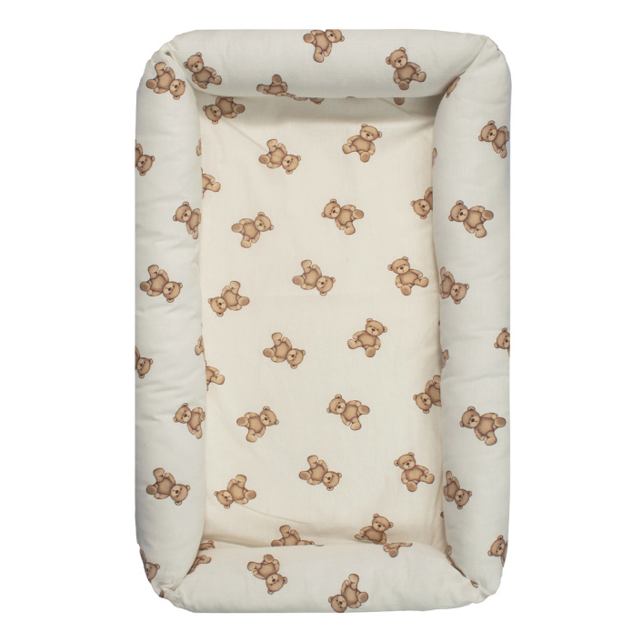 Kit Quarto Completo Mini Cama 23 Peças Percal 100% Algodão Ursinho - Constantini Baby