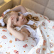 Kit Quarto Completo Mini Cama 23 Peças Percal 100% Algodão Hippie Chic - Constantini Baby