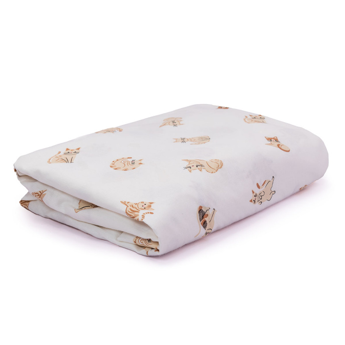 Kit Quarto Completo Mini Cama 25 Peças Percal 100% Algodão Minha Gatinha - Constantini Baby