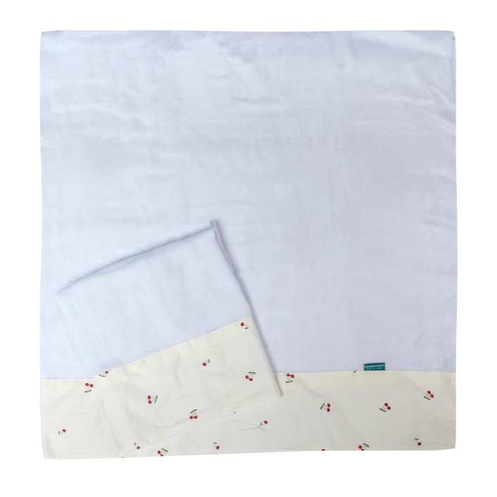 Kit Quarto Completo Mini Cama 23 Peças Percal 100% Algodão Cerejinha - Constantini Baby