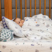 Lençol Avulso com Elástico para Berço Americano 200 Fios 100% Algodão Pequeno Navegante - Constantini Baby