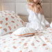 Lençol Avulso com Elástico para Cama de Solteiro 200 Fios Percal 100% Algodão Hippie Chic - Constantini Baby