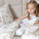 Lençol Avulso com Elástico para Cama de Solteiro 200 Fios Percal 100% Algodão Minha Gatinha - Constantini Baby