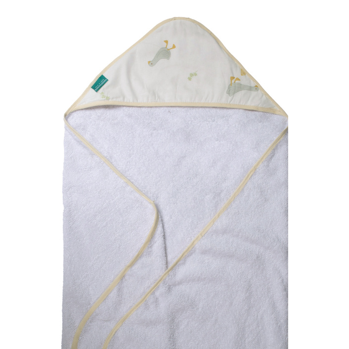 Toalha Felpa com Capuz Extra Macia Percal 100% Algodão Patinho - Constantini Baby