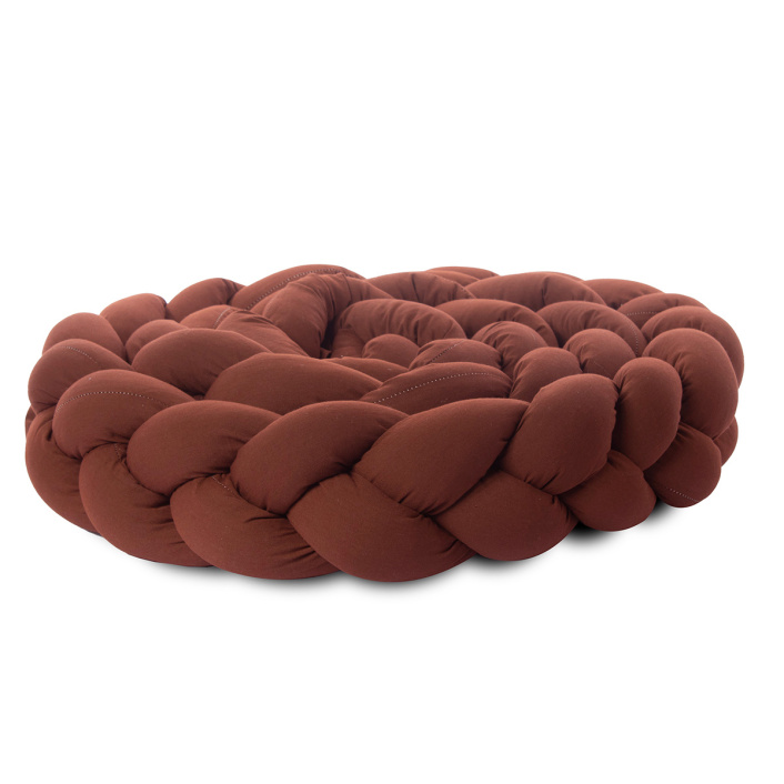 Trança protetora para berço e cama percal 200 fios Liso Marrom Chocolate - Constantini Baby