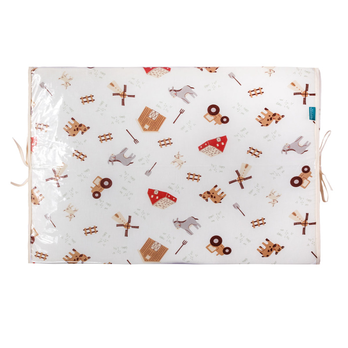 Trocador de Quarto Impermeável Percal 100% Algodão Fazendinha - Constantini Baby