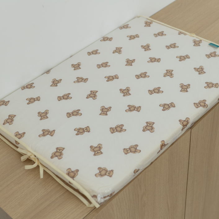 Trocador de Quarto Impermeável Percal 100% Algodão Ursinho - Constantini Baby