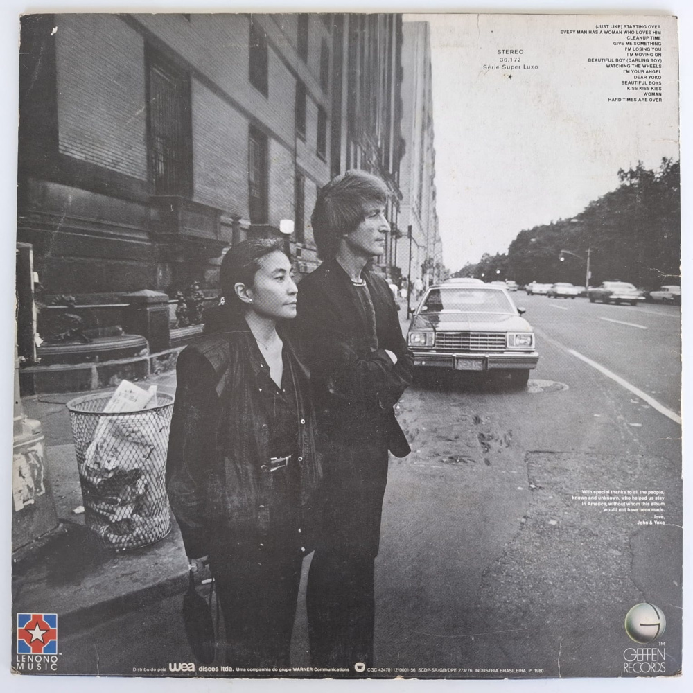 John Lennon / Yoko Ono - Double Fantasy - 1980 (Disco de Vinil