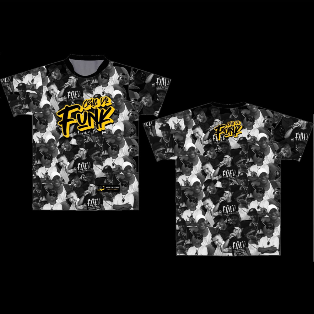 Camisa Masculina Crias do Funk Retrô - Crias do Funk