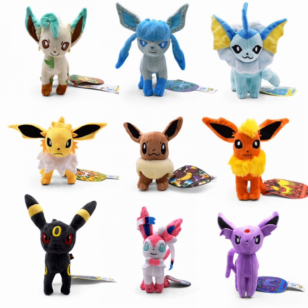 Eevee Pokémon De Pelúcia Grande 26 Cm Pronta Entrega