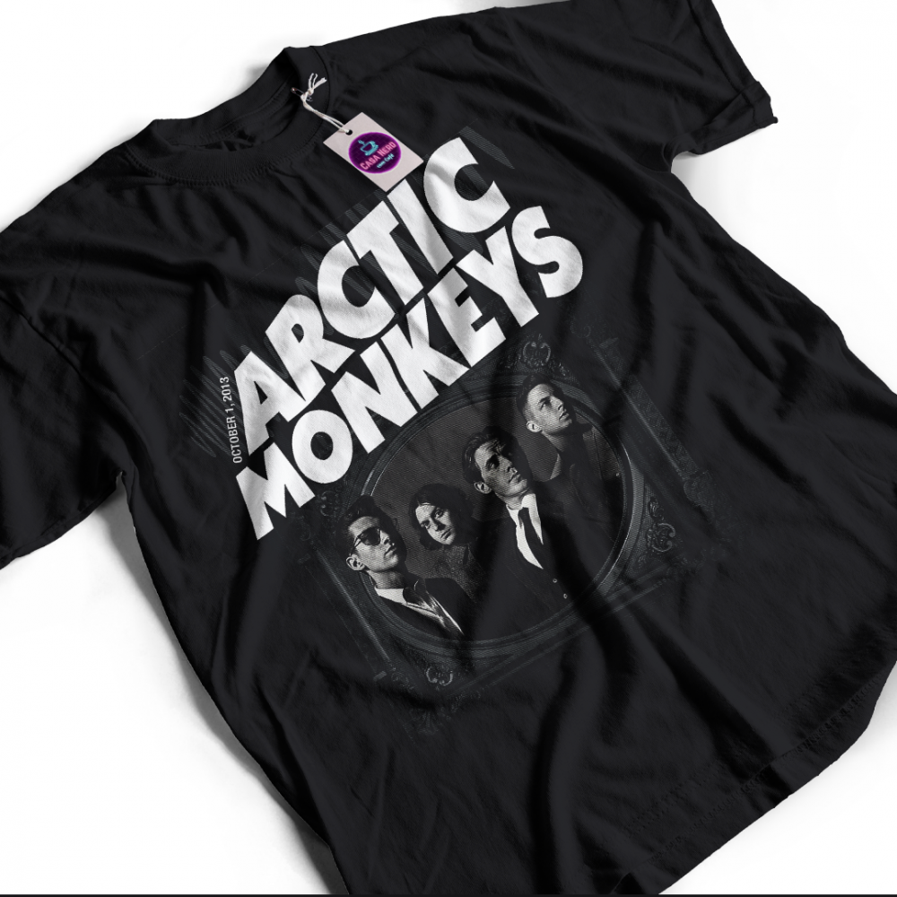 Camiseta T-Shirt Arctic Monkeys Rock And Roll - Casa Nerd com Café