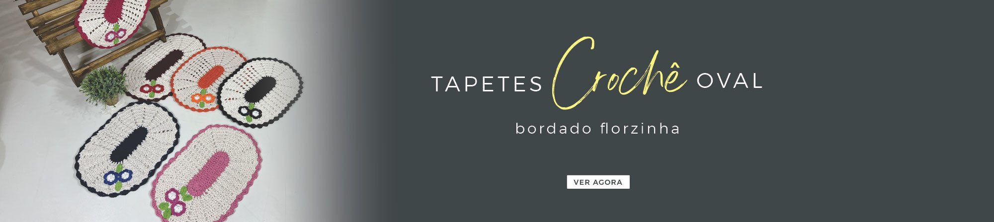 Banner Tapete Croche Oval - Desktop