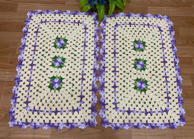 tapete de crochê com ótimos preços - Crochê Vitória