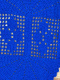 2 Tapetes De Crochê Oval Colorido- Azul- Produto Feito a Mão