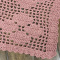 Kit 2 Tapetes de Crochê Retangular Colorido Rosê