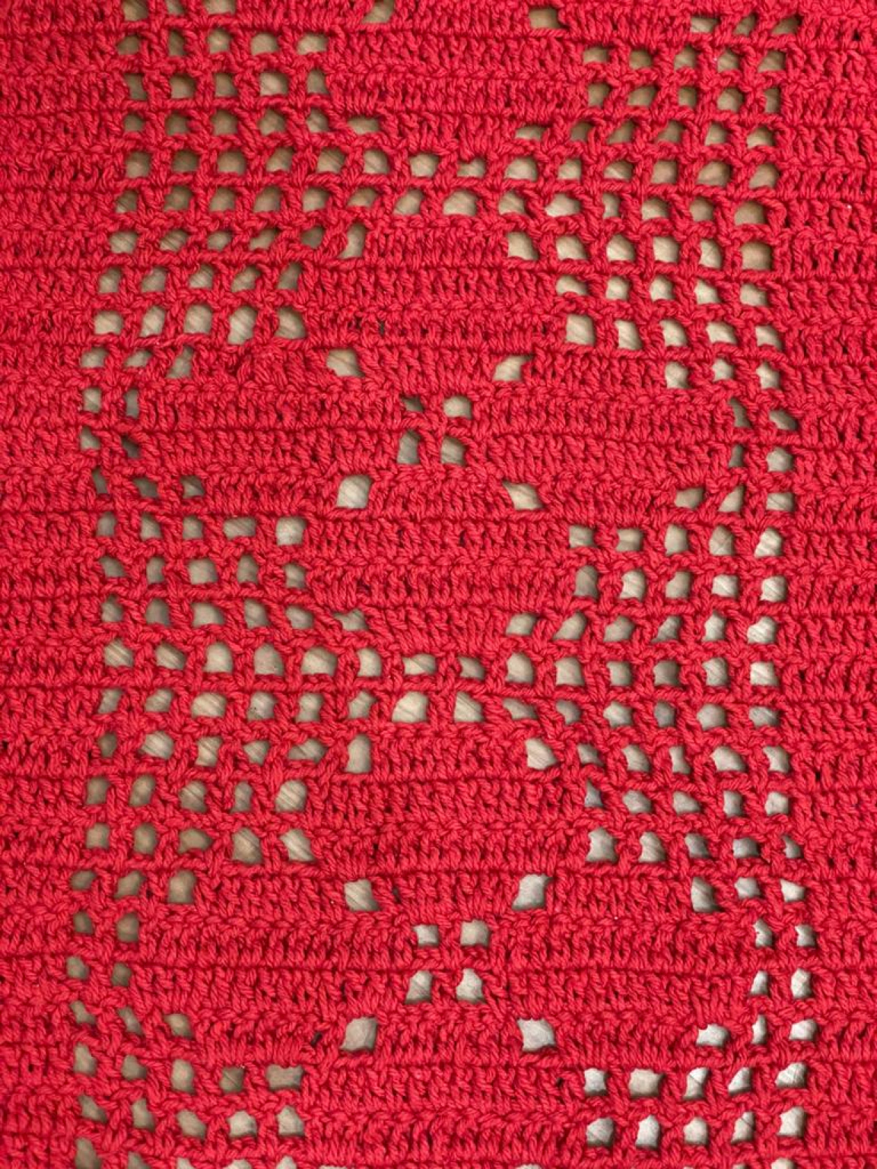 Tapete Croche Vermelho Tapete Para Porta Croche Vitoria