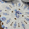 Bandeja Toalhinha Bordada Primavera Azul