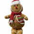 Boneco Biscoito II Natalino Pelucia Enfeite De Natal Fofinho