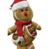 Boneco Biscoito II Natalino Pelucia Enfeite De Natal Fofinho