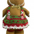 Boneco Biscoito Natalino Pelucia Enfeite De Natal Fofinho