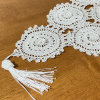 Caminho de Mesa Crochê 1.60m Branco
