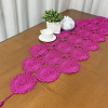 Caminho de Mesa Crochê 1.60m Pink