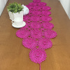 Caminho de Mesa Crochê 1.60m Pink
