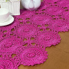 Caminho de Mesa Crochê 1.60m Pink