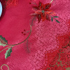 Caminho de Mesa Natalino Bordado Com Guippir 1.50m Vermelho Vela