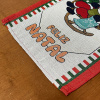 Caminho de Mesa Natalino em Tear 1,50m Noel Feliz Natal II