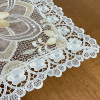 Caminho de Mesa Roma Voal C/Guippir Branco C/Trigo I 90cm