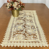 Caminho de Mesa Roma 100% Guippir Dourado 90cm