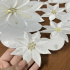 Caminho de Mesa Trilho Bordado Primavera Floral Branco C/Dourado 90cm