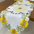 Caminho de Mesa Trilho Bordado Primavera Girassol
