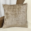 Capa de Almofada Avulsa Boucle com Zíper Invisível Bege