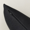 Capa de Almofada Avulsa com Textura em Linho Preto