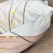 Capa de Almofada Avulsa de Veludo Estampada Botânica Ramo Nude e Marrom
