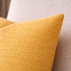 Capa de Almofada Avulsa Linho 45x45cm Amarelo