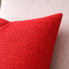 Capa de Almofada Avulsa Linho 45x45cm Vermelho