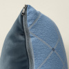 Capa de Almofada Avulsa Losango Azul