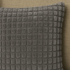 Capa de Almofada Avulsa Pelúcia Alto Relevo Soft Bolinha Chumbo