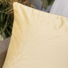 Capa de Almofada Avulsa Veludo Suede Dourada