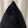 Capa de Almofada Avulsa Veludo Suede Preta