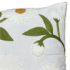 Capa de Almofada Bordada Alto Relevo Margaridas II