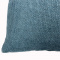 Capa de Almofada Lisa com Textura Azul